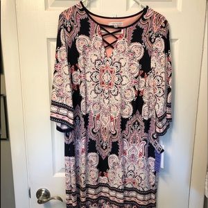 Beautiful Print Sheath Dress NWT!